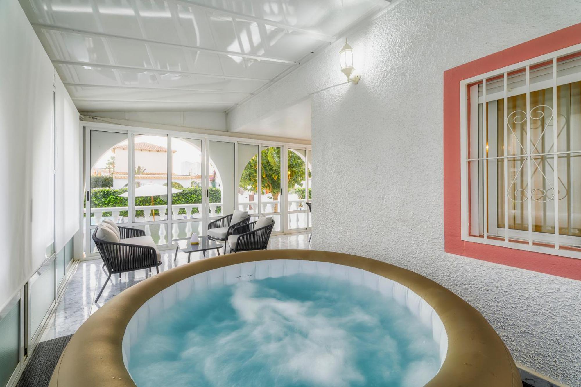 Villa Marie Estancia Premium En El Mar Menor Con Jacuzzi Climatizado Los Narejos Exterior photo